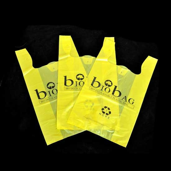 Bio-degradable Bag in yellow